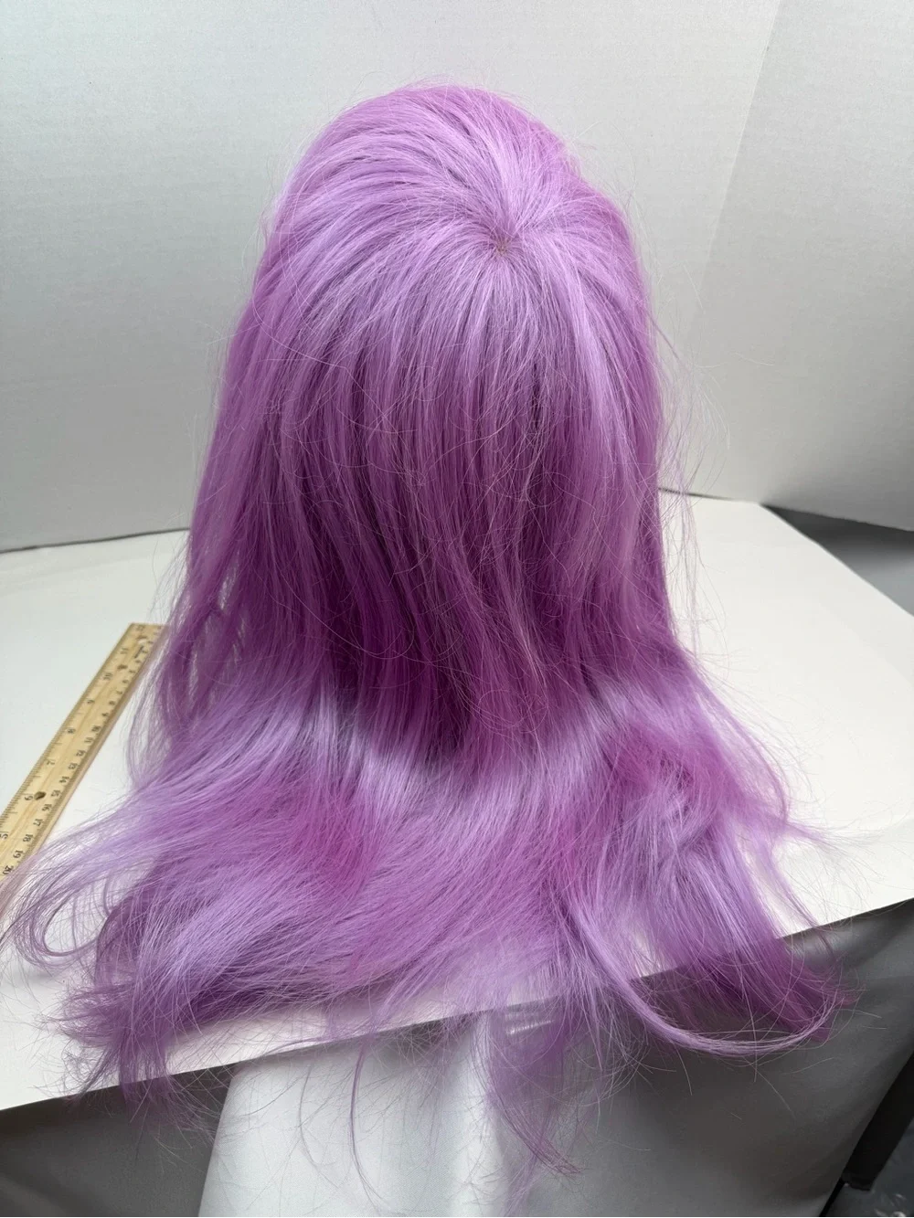 Women’s Wig, Purple, 16 In Long, Synthetic